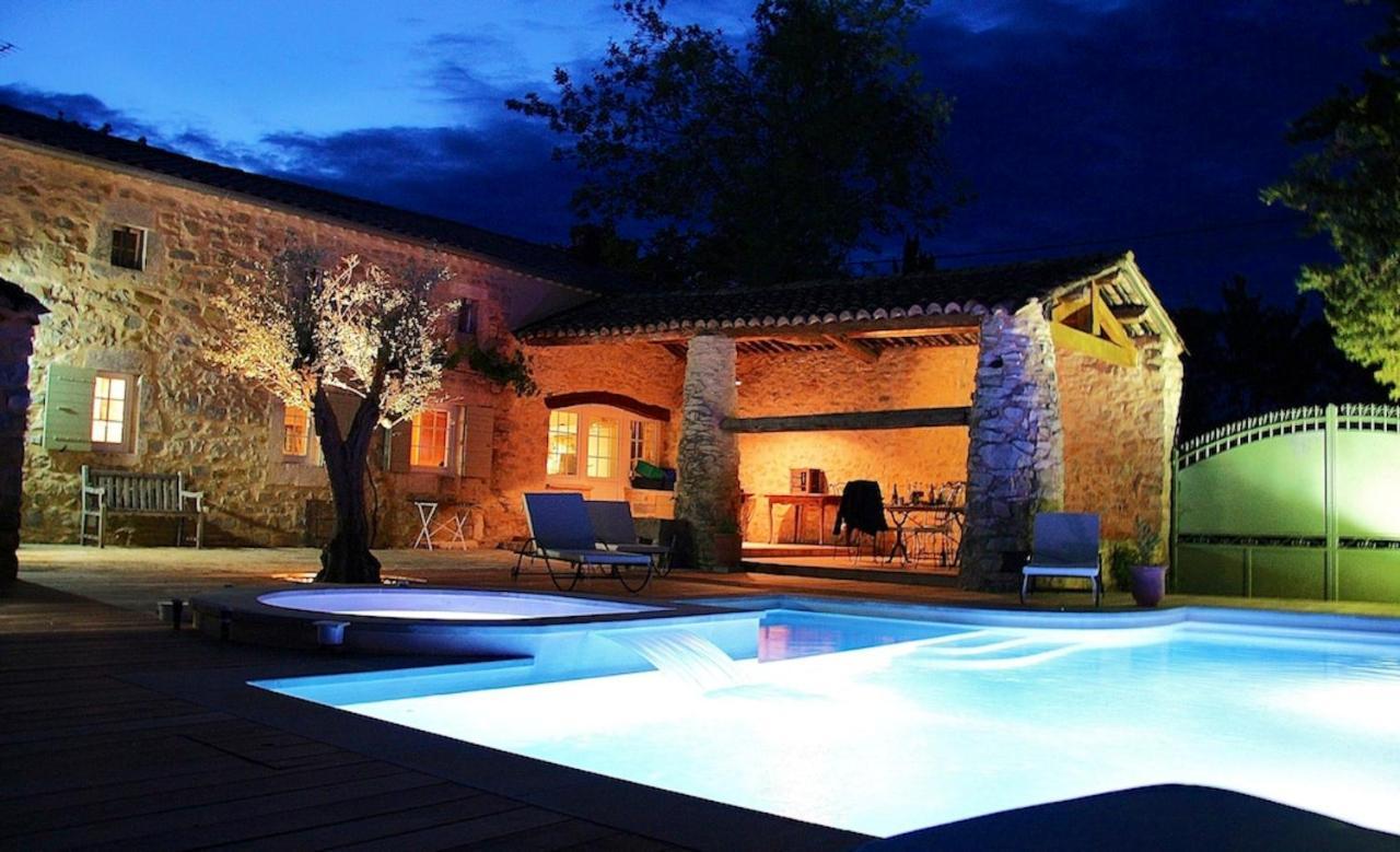 Villa Charmante A Lussan Avec Piscine Privee Et Jardin Closa 外观 照片